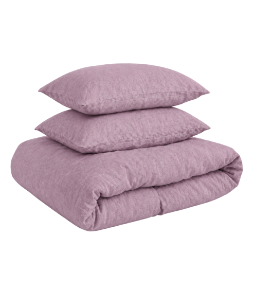 Linane voodipesu "Linen Blushfade". Linane voodipesu