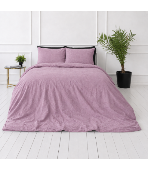 Linane voodipesu "Linen Blushfade". Linane voodipesu