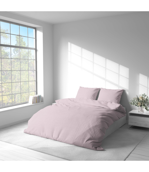 Linane voodipesu "Linen Rose". Linane voodipesu
