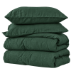 Linane voodipesu "Linen Dark Green"