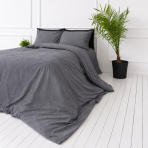 Linane voodipesu "Linen Grey oasis". Voodipesu komplektid 150x200, 140x200 cm, 150x200 cm, 160x200 cm, 180x200 cm, 200x200 cm, 200x220 cm, 220x240 cm