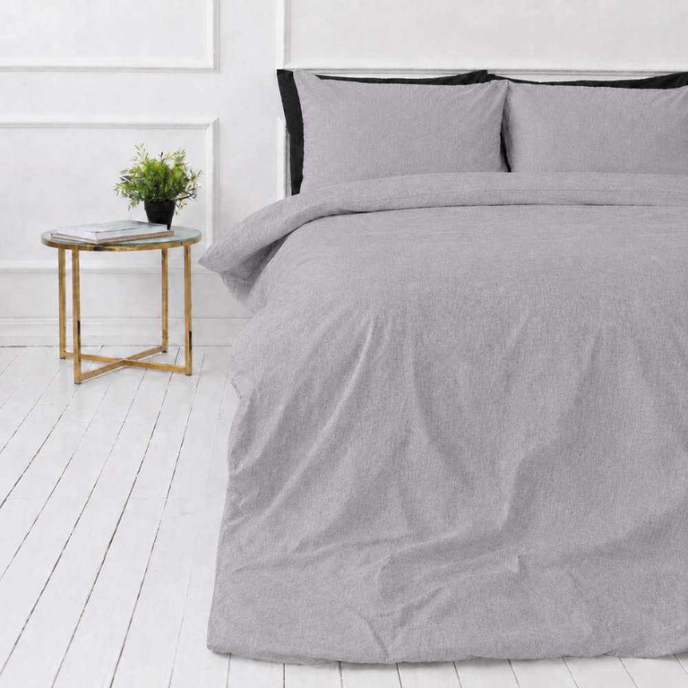 Linane voodipesu „Linen Pearl“. Voodipesu komplektid 150x200, 140x200 cm, 150x200 cm, 160x200 cm, 180x200 cm, 200x200 cm, 200x220 cm, 220x240 cm. Elegantne hallikaslilla voodipesukomplekt õrna toon-toonis mustriga. Linane voodipesu „Linen Pearl“. Voodipesu komplektid 150x200, 140x200 cm, 150x200 cm, 160x200 cm, 180x200 cm, 200x200 cm, 200x220 cm, 220x240 cm. Elegantne hallikaslilla voodipesukomplekt õrna toon-toonis mustriga.