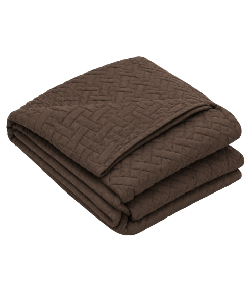 Voodikate „Bedspread Brunette“. Pleedid
