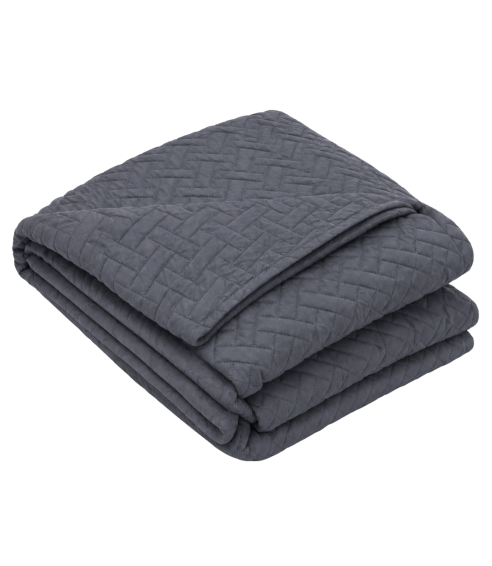 Voodikate „Bedspread Graphite“. Pleedid
