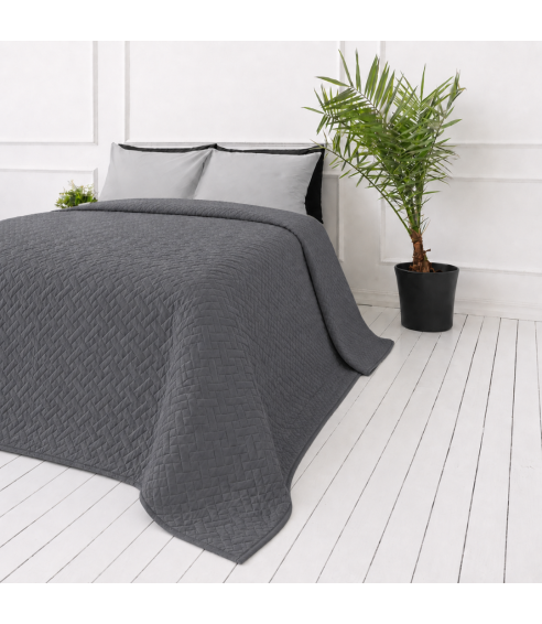 Voodikate „Bedspread Graphite“. Pleedid