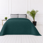 Voodikate „Bedspread Juniper“. Pleedid, 210x240 cm. Sügavroheline voodikate õrna reljeefse geomeetrilise tekstuuriga