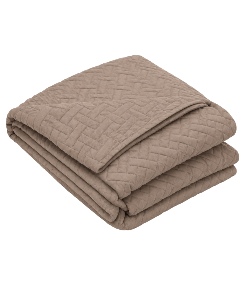Voodikate „Bedspread Latte“. Pleedid