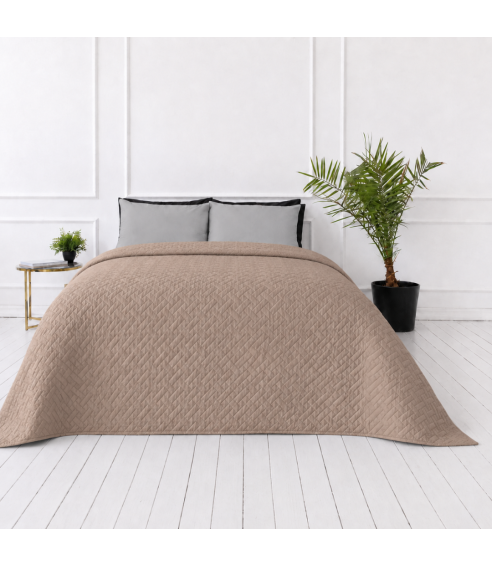 Voodikate „Bedspread Latte“. Pleedid