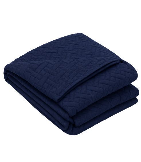 Voodikate „Bedspread Navy“. Pleedid