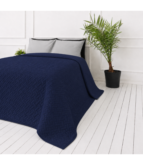 Voodikate „Bedspread Navy“. Pleedid