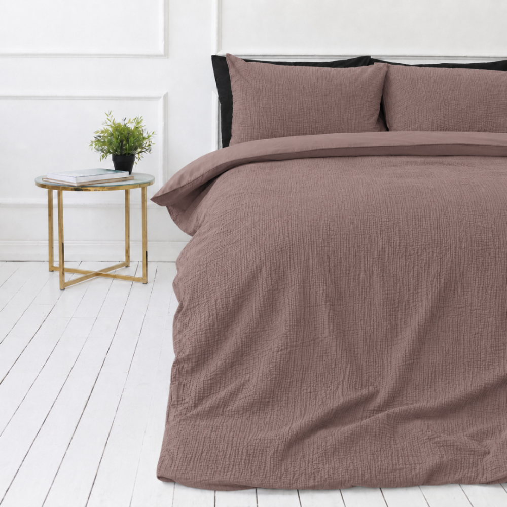 Musliinist voodipesu komplekt "Brown muslin". Voodipesukomplektid, 200x200 cm, 200x220 cm. Mahedas kakaopruunis toonis musliinist voodipesu Musliinist voodipesu komplekt "Brown muslin". Voodipesukomplektid, 200x200 cm, 200x220 cm. Mahedas kakaopruunis toonis musliinist voodipesu