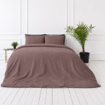 Musliinist voodipesu komplekt "Brown muslin". Voodipesukomplektid, 200x200 cm, 200x220 cm. Musliinist voodipesukomplekt pehmes pruunis toonis Musliinist voodipesu komplekt "Brown muslin". Voodipesukomplektid, 200x200 cm, 200x220 cm. Musliinist voodipesukomplekt pehmes pruunis toonis