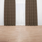 Öised kardinad „Green baroque curtain“. Kardinad, 140x250 cm. Rikkalik roheline kardin žakaarse ornamendiga, mis lisab interjöörile tekstuuri ja rafineeritust.