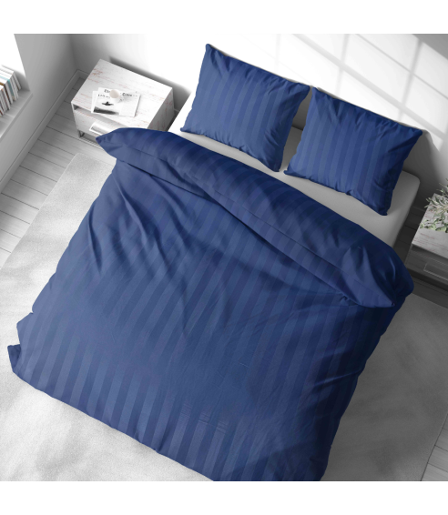 Padjapüürid "Dark Blue Stripes". Padjapüürid 50x70