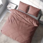 Voodipesu komplekt "Ash rose dark". Hotelli voodipesu, 140x200 cm, 200x200 cm, 200x220 cm. Stiilne ja šikk tuhkroosiline voodipesu komplekt.