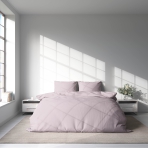 Voodipesu komplekt "Ash rose". Hotelli voodipesu, 140x200 cm, 160x200 cm, 200x200 cm, 200x220 cm, 220x240 cm. Elegantne tuhkroosiline voodipesu komplekt šiki ja kutsuva magamistoa jaoks.