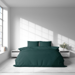 Voodipesu komplekt "Basil". Puuvillane voodipesu, 140x200 cm, 200x200 cm, 200x220 cm. Elegantne ja sügavroheline voodipesu.