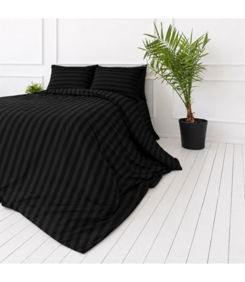 Voodipesu komplekt "Black Stripes". Hotelli voodipesu