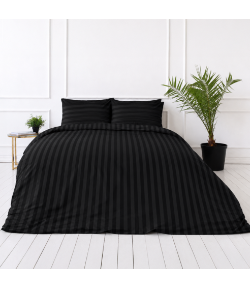 Voodipesu komplekt "Black Stripes". Hotelli voodipesu