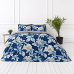 Voodipesu komplekt "Blue Grace". Flanell voodipesu, 200x200 cm, 200x220 cm. Klassikalises stiilis voodipesukomplekt sinise tausta ja lilledega. Voodipesu komplekt "Blue Grace". Flanell voodipesu, 200x200 cm, 200x220 cm. Klassikalises stiilis voodipesukomplekt sinise tausta ja lilledega.
