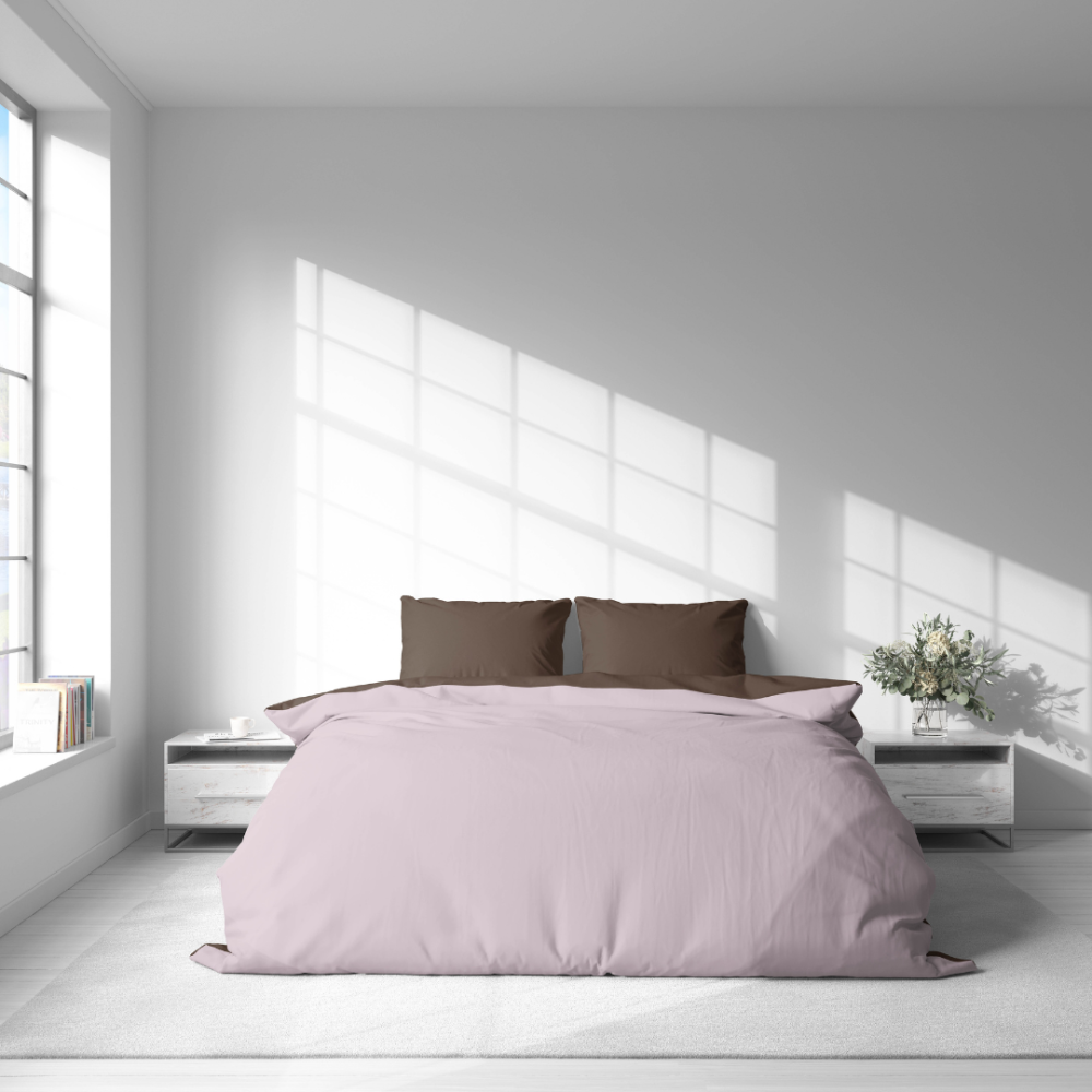 Voodipesu komplekt "Brunette Ash Rose". Pruun voodipesu, 140x200 cm, 150x200 cm, 160x200 cm, 180x200 cm, 200x200 cm, 200x220 cm, 220x240 cm. Moodne ühevärviline pruun voodipesukomplekt kontrastiga Voodipesu komplekt "Brunette Ash Rose". Pruun voodipesu, 140x200 cm, 150x200 cm, 160x200 cm, 180x200 cm, 200x200 cm, 200x220 cm, 220x240 cm. Moodne ühevärviline pruun voodipesukomplekt kontrastiga