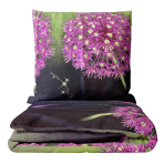 Voodipesu komplekt "Burdock". Voodipesu komplektid 140x200, 140x200 cm, 150x200 cm, 160x200 cm, 180x200 cm, 200x200 cm, 200x220 cm. Tumeroheline ja heleroheline voodipesu komplekt, millel on julge loorberimuster loodusest inspireeritud väljanägemise jaoks.