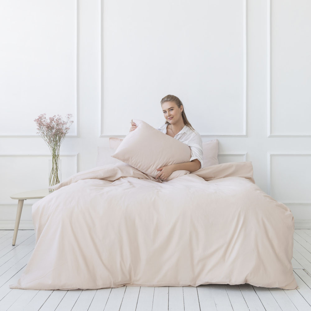 Voodipesu komplekt "Classic seashell". Puuvillane voodipesu, 140x200 cm, 200x200 cm, 200x220 cm, 220x240 cm