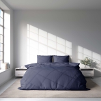 Voodipesu komplekt "Deep cobalt". Hotelli voodipesu, 140x200 cm, 200x200 cm, 200x220 cm. Indigo voodipesu komplekt õhkab elegantsi ja stiili.