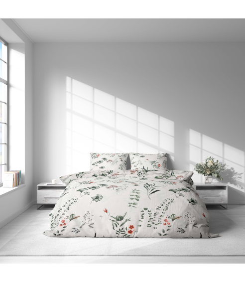 Voodipesu komplekt "Florescence". Puuvillane voodipesu