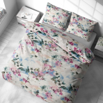 Voodipesu komplekt "Flowery Mosaic". Voodipesu komplektid 140x200, 140x200 cm, 200x200 cm, 200x220 cm. Voodikomplekt erksate lillemustritega, luues värske ja valguse atmosfääri.