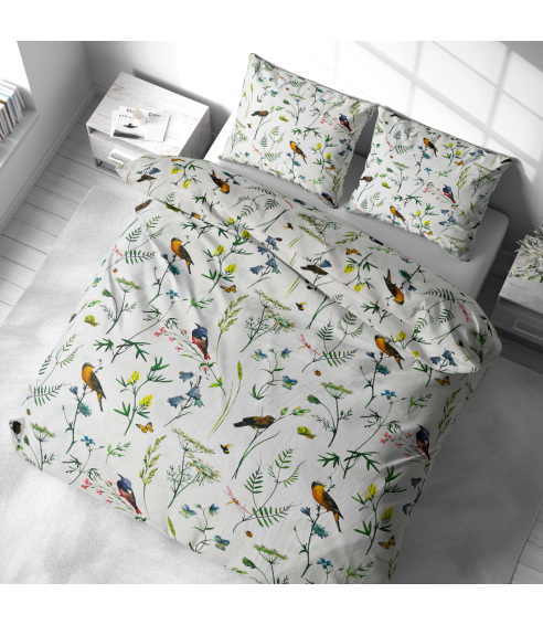 Voodipesu komplekt "Song Nest". Puuvillane voodipesu