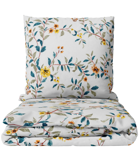 Voodipesu komplekt "Garden Bliss". Puuvillane voodipesu