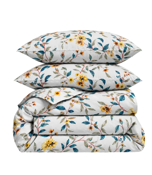Voodipesu komplekt "Garden Bliss". Puuvillane voodipesu