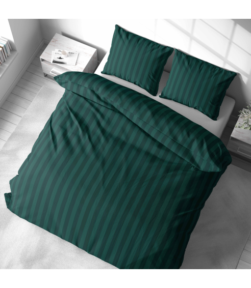 Voodipesu komplekt "Green Stripes". Voodipesu komplektid 140x200