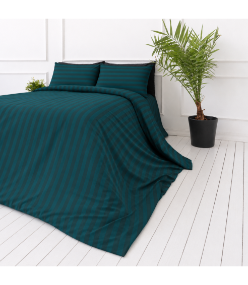 Voodipesu komplekt "Green Stripes". Hotelli voodipesu