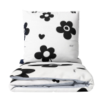 Voodipesu komplekt "Black Flowers". Voodipesu komplektid 140x200, 140x200 cm, 150x200 cm, 160x200 cm, 180x200 cm, 200x200 cm, 200x220 cm