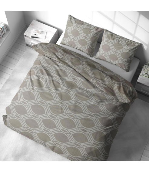 Voodipesu komplekt "Grey Orbit". Puuvillane voodipesu