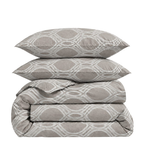 Voodipesu komplekt "Grey Orbit". Puuvillane voodipesu