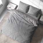 Voodipesu komplekt "Grey Ripple". Voodipesu komplektid 140x200, 140x200 cm, 160x200 cm, 200x200 cm, 200x220 cm, 220x240 cm
