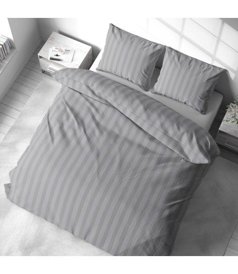 Voodipesu komplekt "Grey Stripes". Voodipesu komplektid 140x200