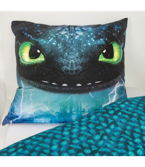 Laste voodipesu komplekt "How to train your dragon". Puuvillane voodipesu