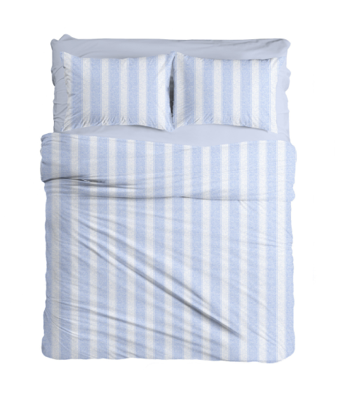 Voodipesu komplekt "Copenhagen light blue". Puuvillane voodipesu