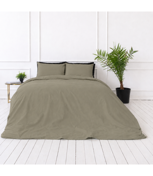 Voodipesukomplektid "Khaki Grey". Voodipesu komplektid 140x200