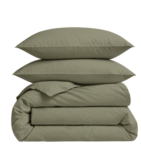 Voodipesukomplekt "Khaki Grey". Voodipesu komplektid 140x200