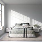 Voodipesu komplekt "Lane Luxe". Voodipesu komplektid 140x200, 140x200 cm. Elegantne voodipesu komplekt, milles on harmooniline segu ruudustiku ja leopardi mustritest.