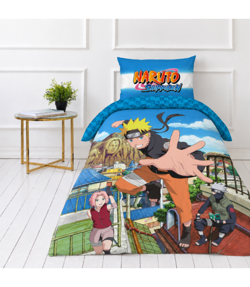 Laste voodipesu komplekt "Naruto". Puuvillane voodipesu