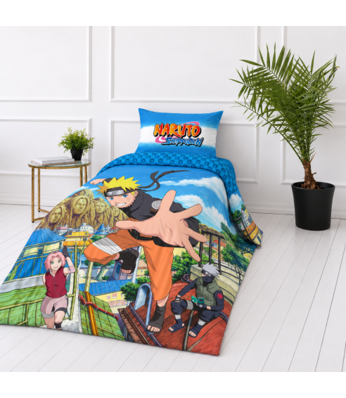 Laste voodipesu komplekt "Naruto". Puuvillane voodipesu