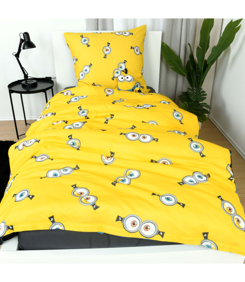 Voodipesu komplekt "Minions". Puuvillane voodipesu