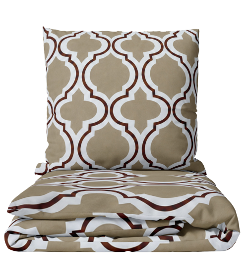 Voodipesukomplektid "Moroccan Beige". Puuvillane voodipesu