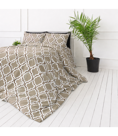 Voodipesukomplektid "Moroccan Beige". Puuvillane voodipesu
